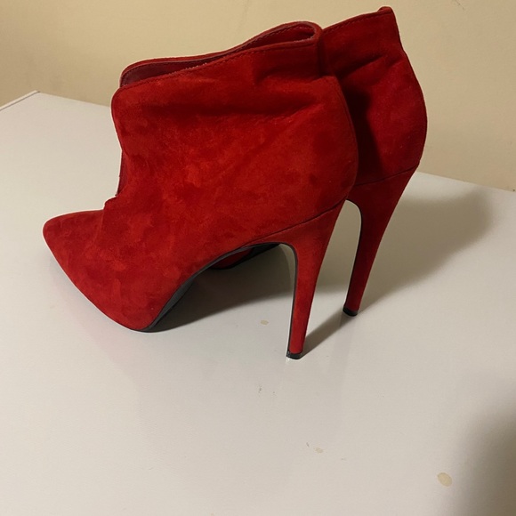 Hot Red booties - Picture 3 of 6